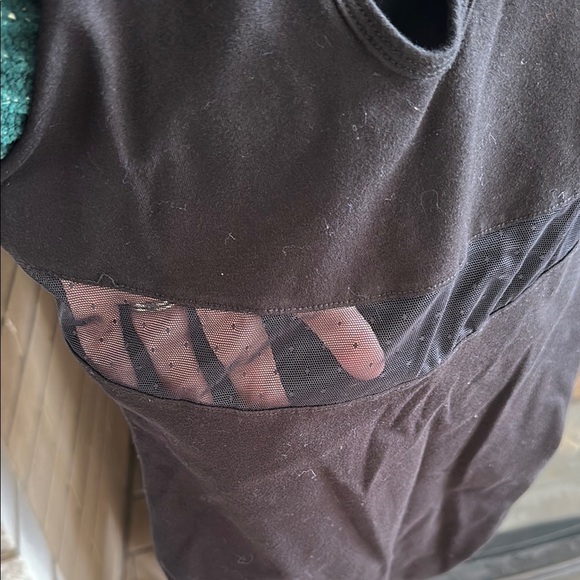 Black Mesh Neckline Sleeveless Bodysuit Girls 3XL - Picture 6 of 6